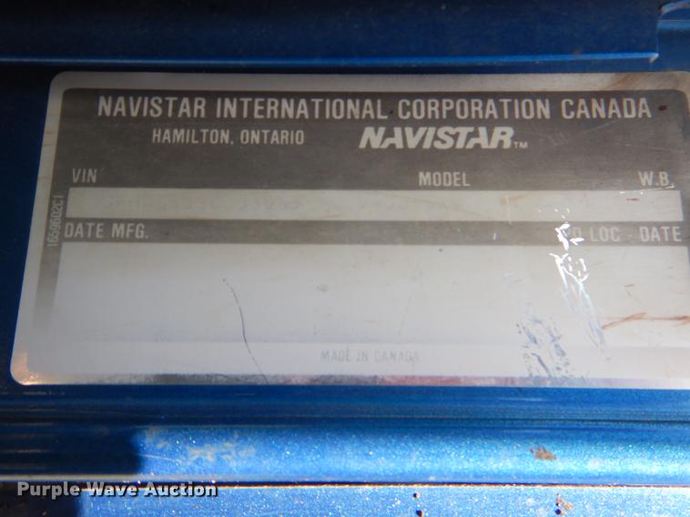 image for item EK9632 1995 International 9400 dump truck