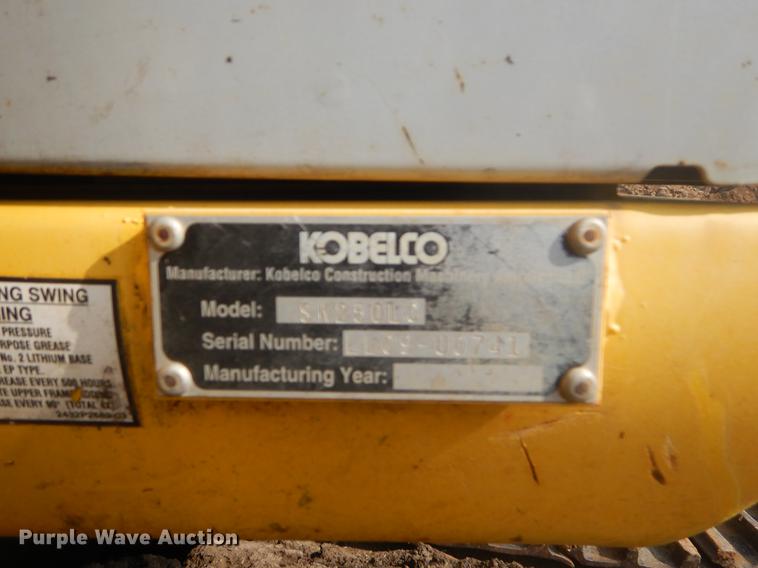 image for item EK9733 2004 Kobelco SK250LC excavator