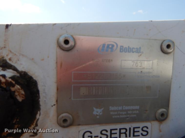 image for item EK9744 2002 Bobcat 763 skid steer