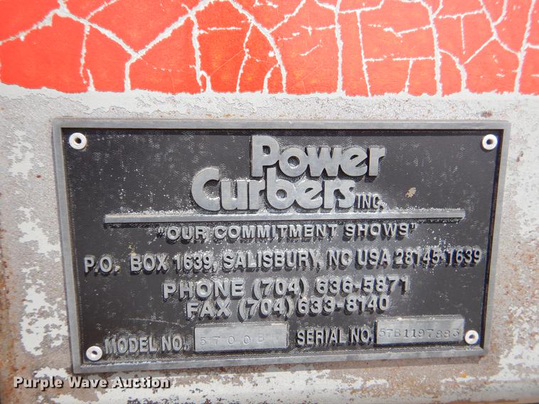 image for item EK9747 Power Curbers 57008 curb machine