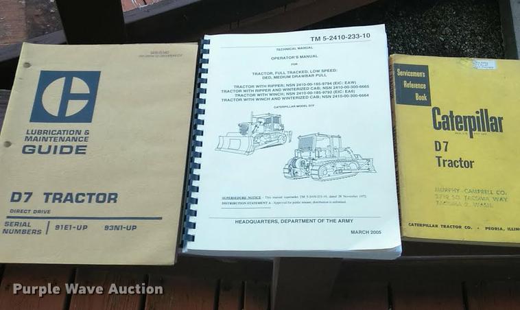 image for item EO9500 Caterpillar D7 dozer