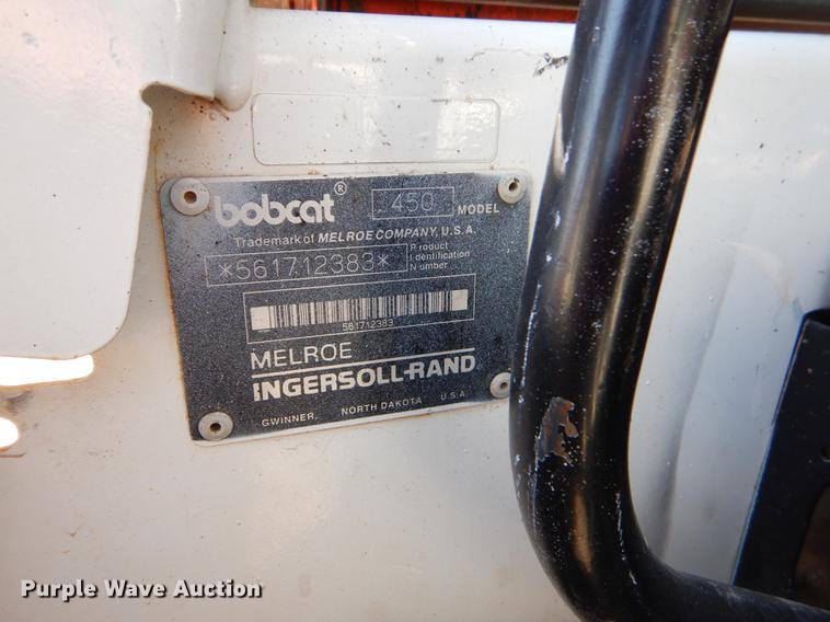 image for item EO9519 1997 Bobcat 450 skid steer