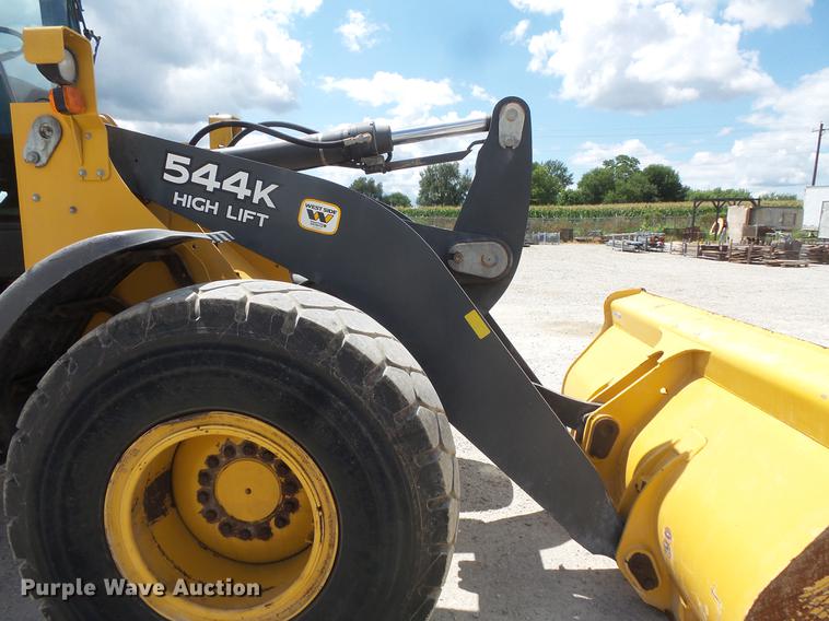 image for item EV9018 2015 John Deere 544K High Lift wheel loader