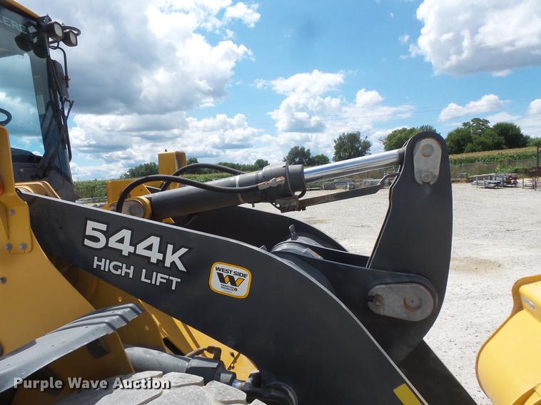 image for item EV9018 2015 John Deere 544K High Lift wheel loader