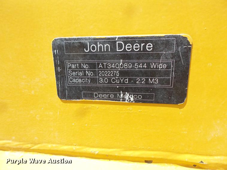 image for item EV9018 2015 John Deere 544K High Lift wheel loader