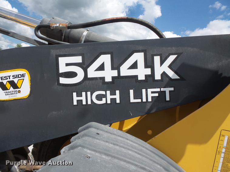 image for item EV9018 2015 John Deere 544K High Lift wheel loader
