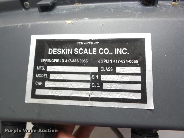 image for item K6257 Truck scales