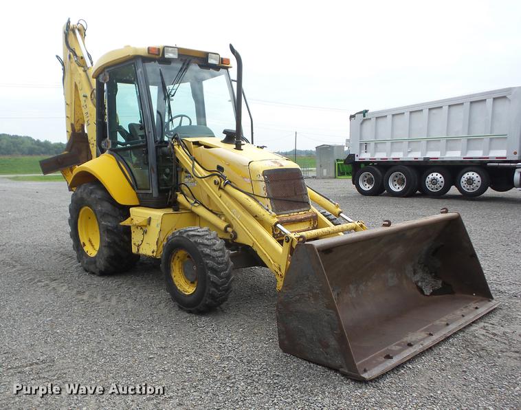 image for item K6259 New Holland LB75 backhoe