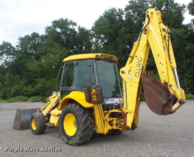 image for item K6259 New Holland LB75 backhoe