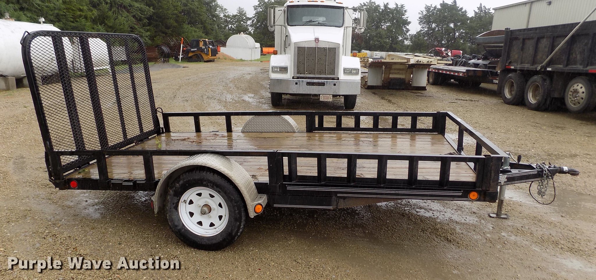 2011 PJ 8312 utility trailer in Kensington, KS Item ER9073 sold