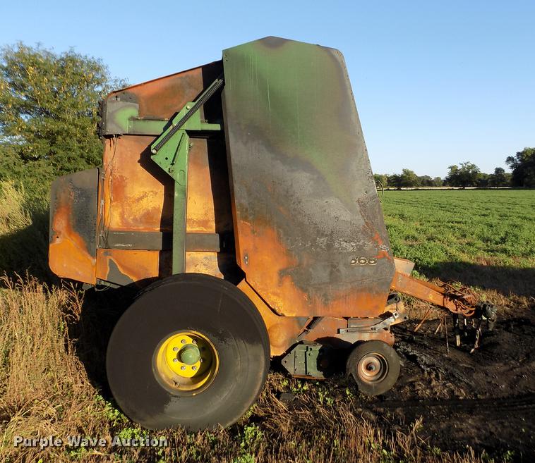 image for item DB9117 2008 John Deere 568 Mega Wide round baler