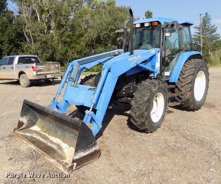 image for item DB9122 2002 New Holland TS100 MFWD tractor