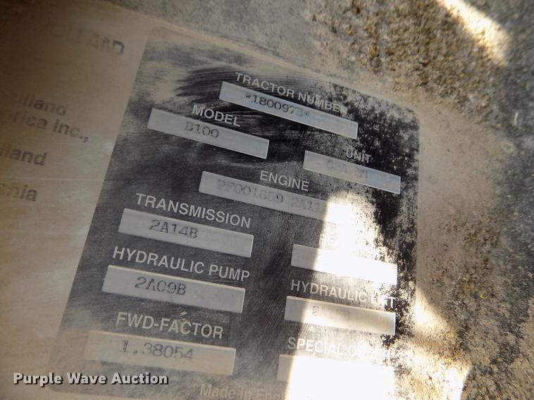 image for item DB9122 2002 New Holland TS100 MFWD tractor