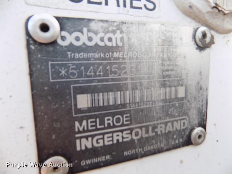 image for item DB9124 1997 Bobcat 863 skid steer