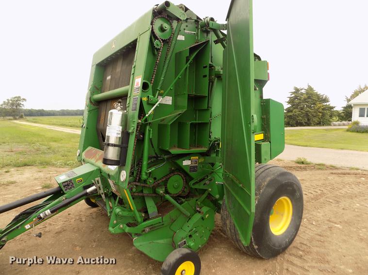 image for item DB9135 2008 John Deere 568 Mega Wide Plus round baler