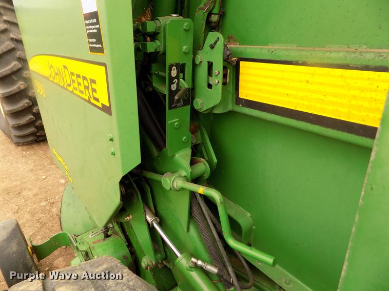 image for item DB9135 2008 John Deere 568 Mega Wide Plus round baler