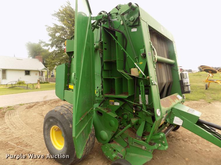 image for item DB9135 2008 John Deere 568 Mega Wide Plus round baler