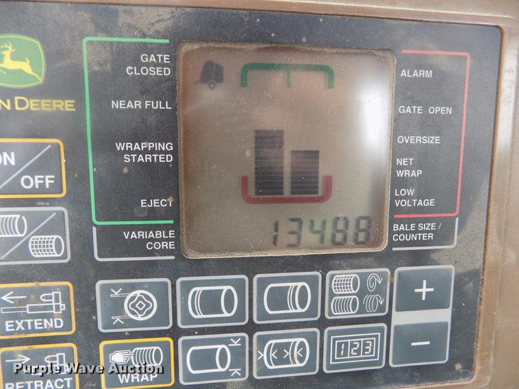 image for item DB9135 2008 John Deere 568 Mega Wide Plus round baler