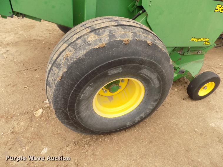 image for item DB9135 2008 John Deere 568 Mega Wide Plus round baler