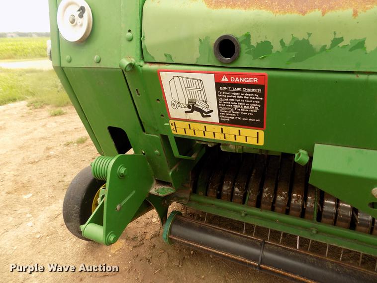 image for item DB9135 2008 John Deere 568 Mega Wide Plus round baler