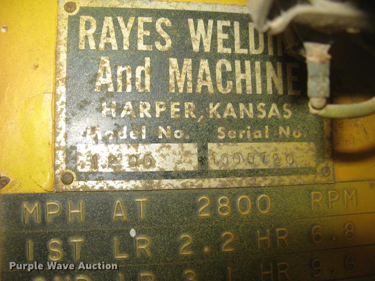 image for item DC1256 1969 Rayes Commander 1200 4WD tractor