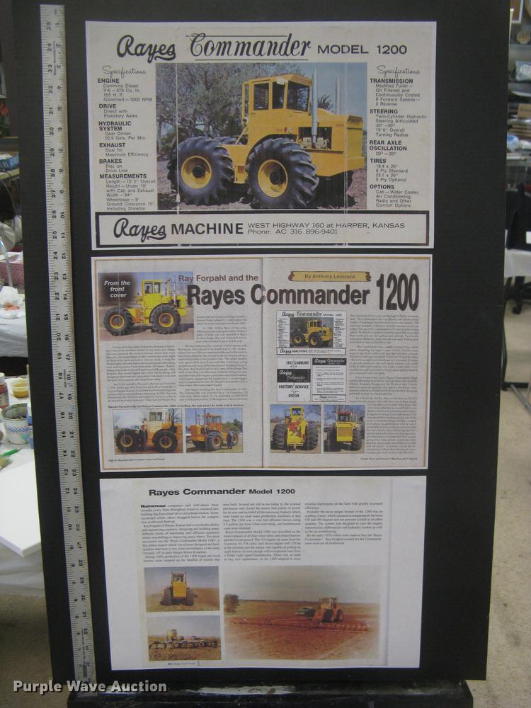 image for item DC1256 1969 Rayes Commander 1200 4WD tractor