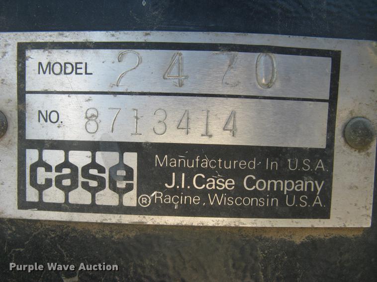 image for item DC1292 Case 2470 Traction King 4WD tractor