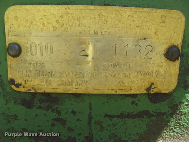 image for item DC1294 John Deere 5010 tractor