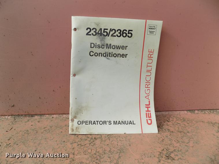 image for item DD3451 Gehl 2345 windrower