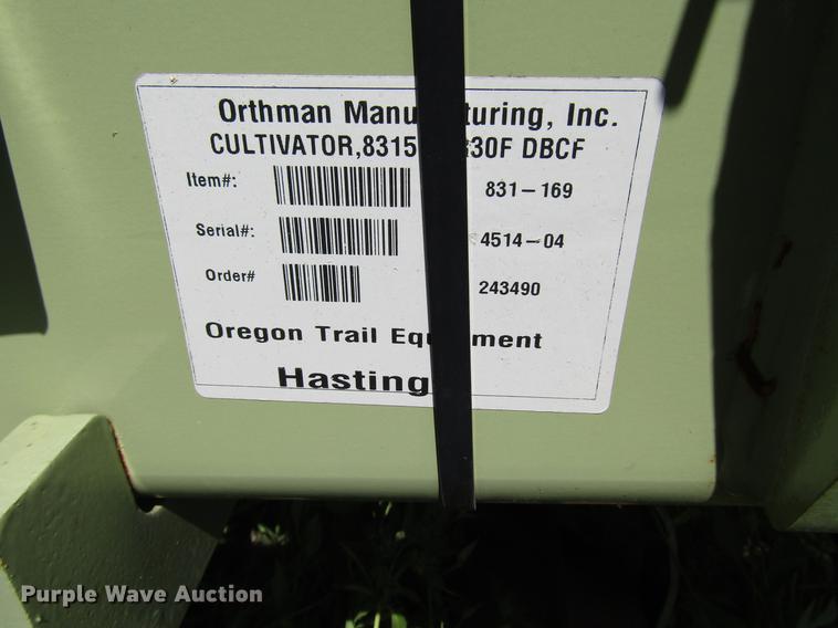 image for item DD6425 2016 Orthman 8315 row crop cultivator