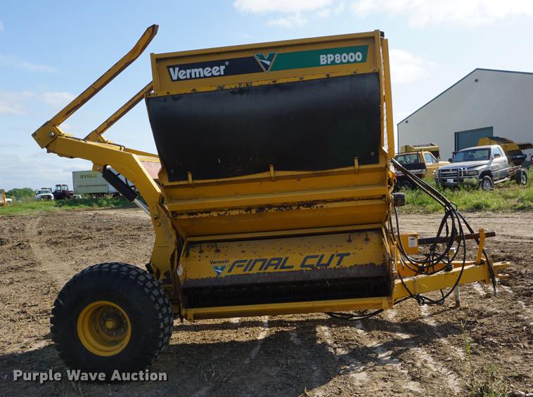 image for item DD6455 2012 Vermeer BP8000 bale processor
