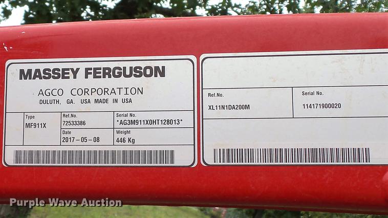 image for item DM9883 2017 Massey-Ferguson 2606H MFWD tractor