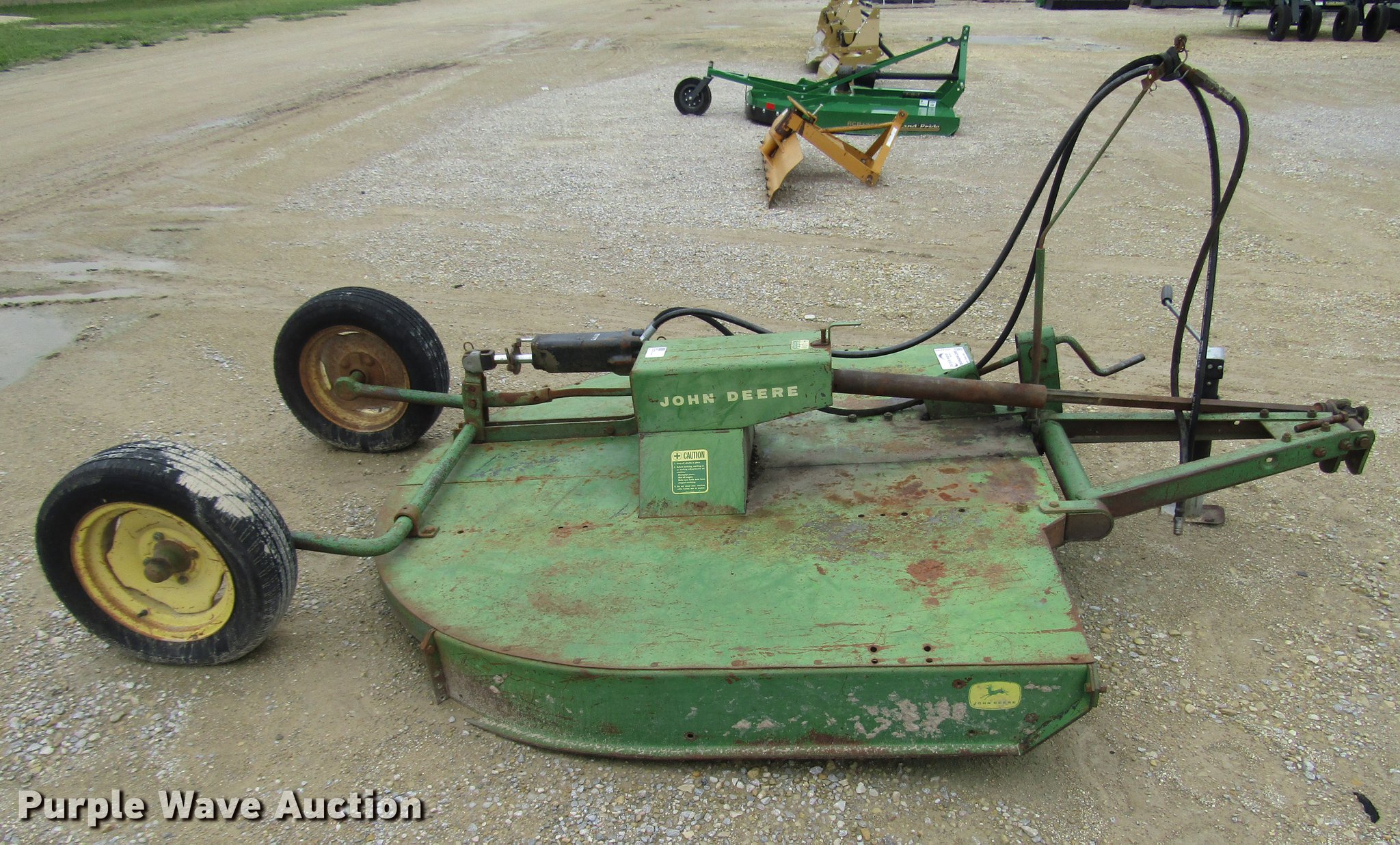 John Deere 307 rotary mower in Abilene, KS Item DD4295 sold Purple Wave