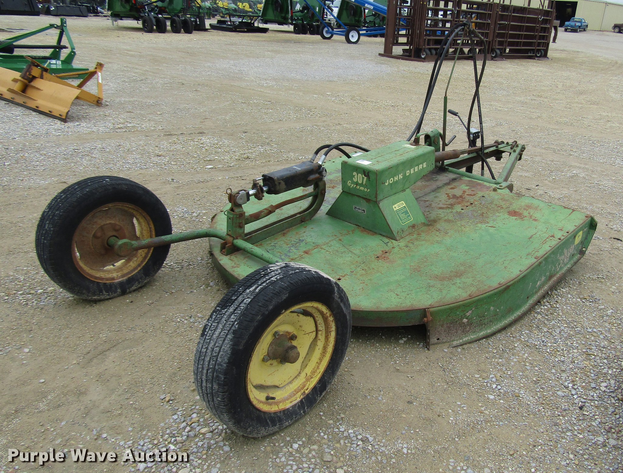 John Deere 307 rotary mower in Abilene, KS Item DD4295 sold Purple Wave