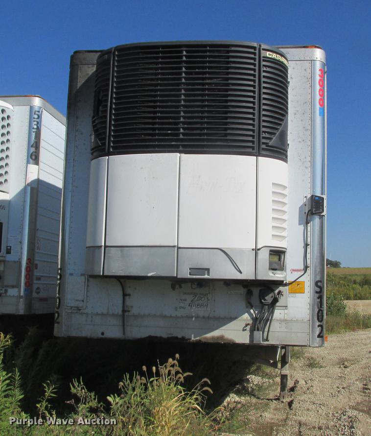 image for item DA8268 2003 Utility 3000R refrigerated van trailer