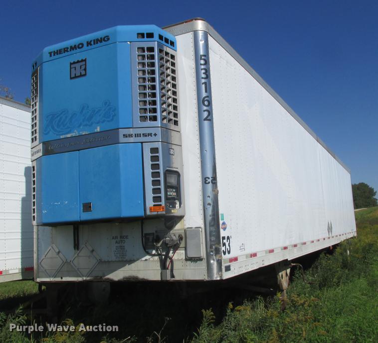 image for item DA8270 2001 Utility refrigerated van trailer