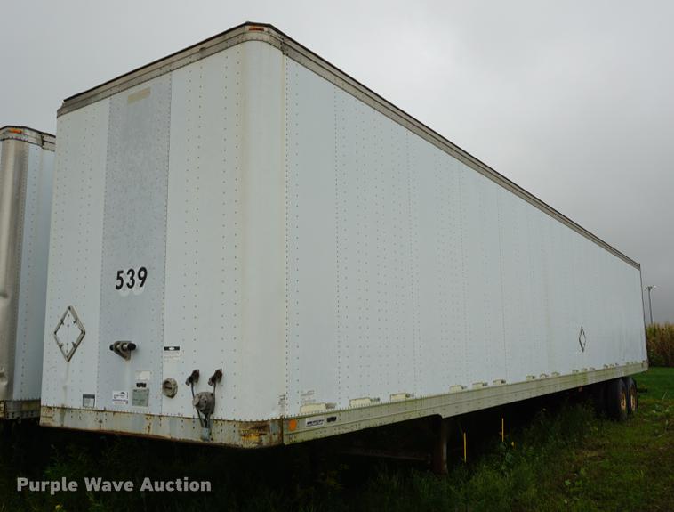 image for item DD6493 1999 Fruehauf dry van trailer