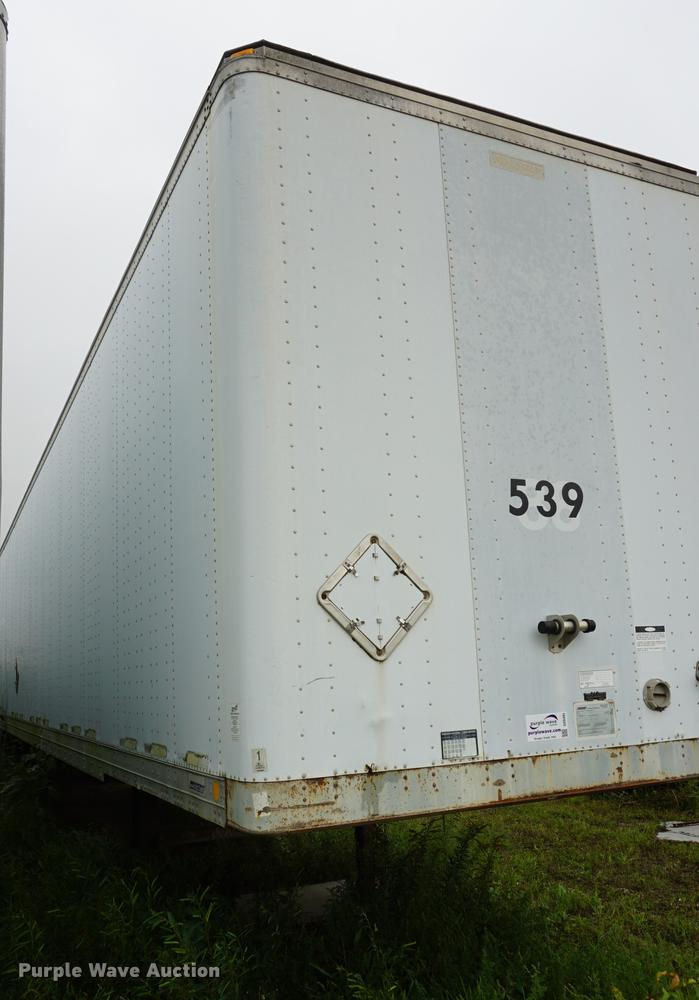 image for item DD6493 1999 Fruehauf dry van trailer