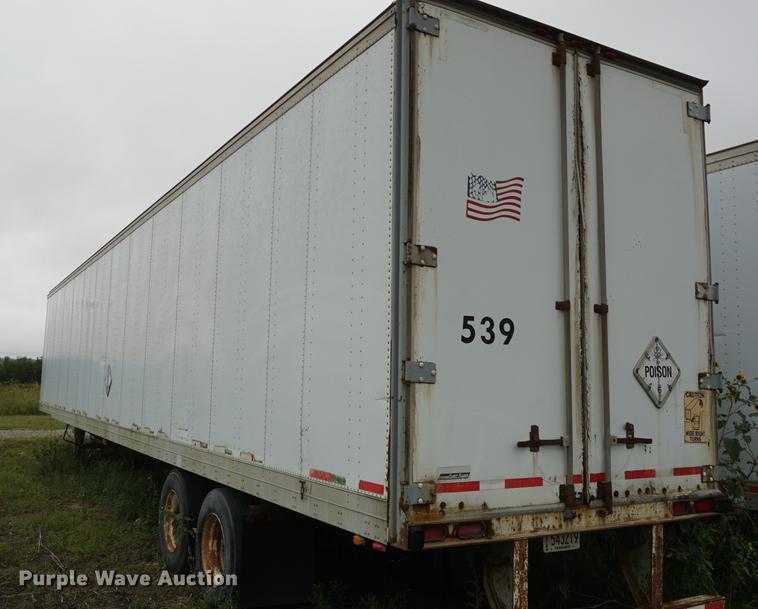 image for item DD6493 1999 Fruehauf dry van trailer