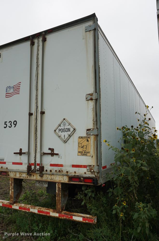 image for item DD6493 1999 Fruehauf dry van trailer