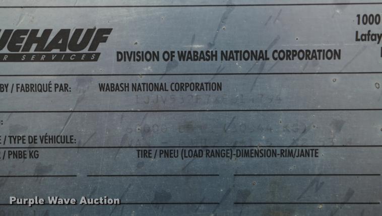 image for item DD6493 1999 Fruehauf dry van trailer