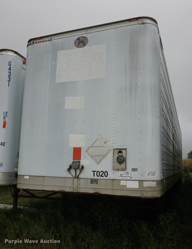 image for item DD6495 1988 Great Dane 7311TJW dry van trailer