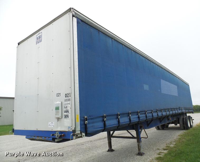 image for item DE5214 2000 Wabash side curtain trailer