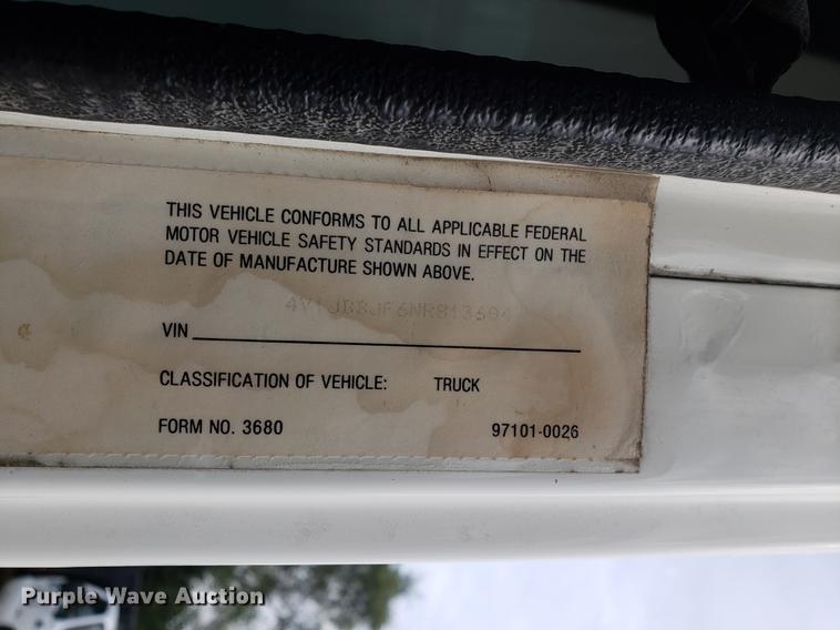 image for item DF2434 1992 White GMC WG semi truck