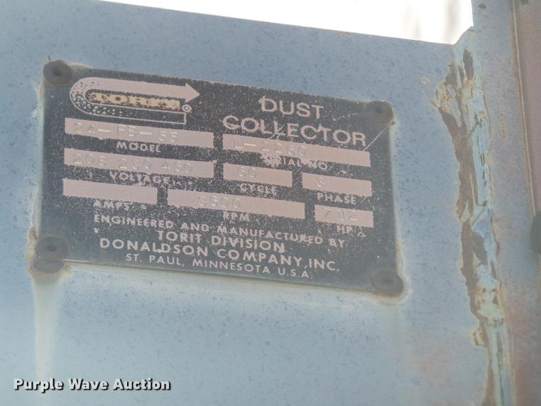 image for item BU9732 Torit shop dust collector