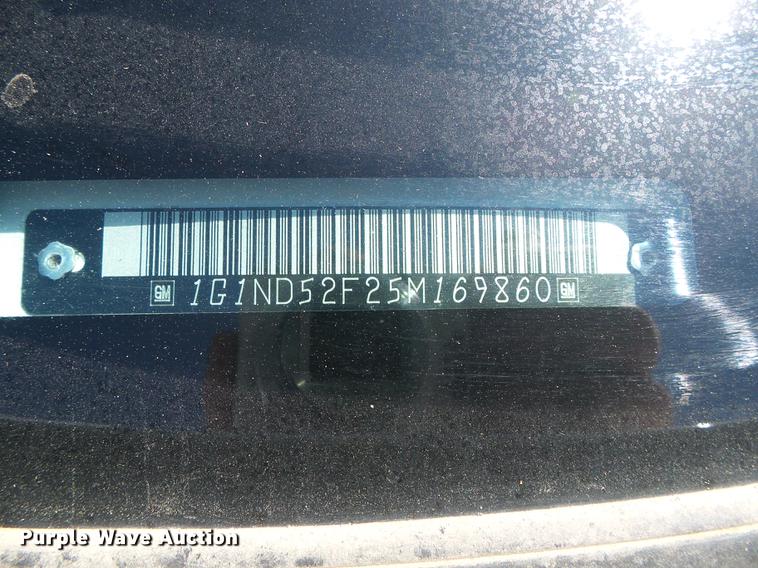 image for item BU9734 2005 Chevrolet Malibu