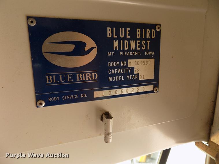 image for item DB8595 2001 Chevrolet CV200C school bus