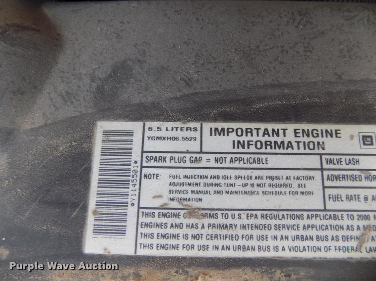 image for item DB8597 2000 Chevrolet Express school bus