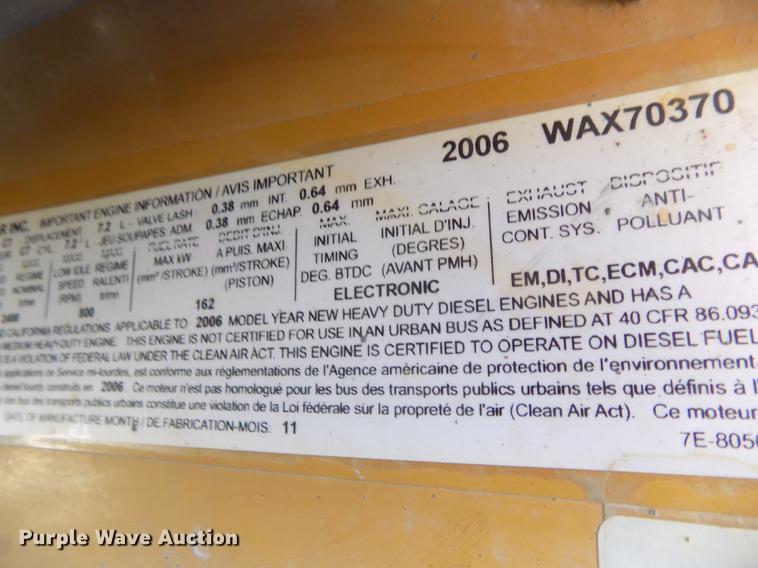 image for item DB8600 2008 Blue Bird Vision school bus