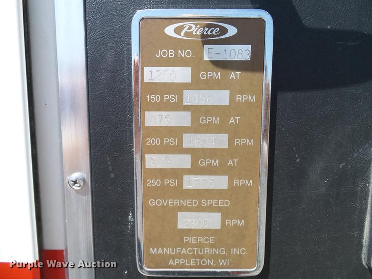 image for item DD3444 1981 Pierce U-1844M fire truck